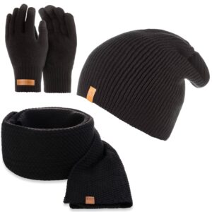 Komplet 3w1 brødrene czapka cz7 + szalik s5 + rękawiczki r1