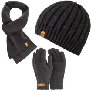 Komplet brødrene czapka cz16 + szalik s1 + rękawiczki r1