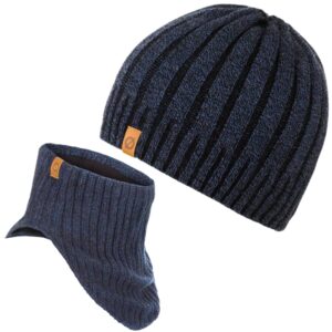 Granatowy komplet brødrene czapka cz16 + komin k1