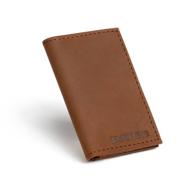 Skórzany portfel slim wallet brødrene sw03 jasny brąz - obrazek 5