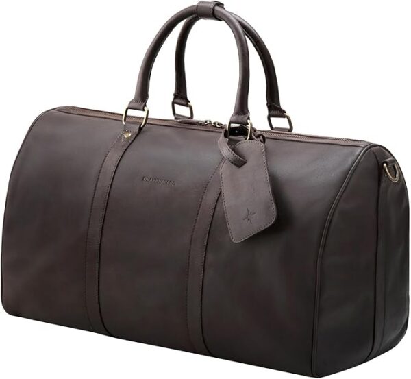 DRAKENSBERG Weekender 'John' - elegancka skórzana torba podróżna dla kobiet i mężczyzn, nadaje się do bagażu podręcznego, 40 l
