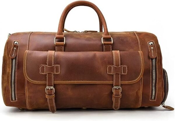 1PCS WASKA PODRÓŻOWA DUŻO CAŁOŚCI MĘCA BAG RETRO BAGAGEJ BANKIMA BUBUSOWA TAB (Color : A, Size : 23 * 25 * 52cm)
