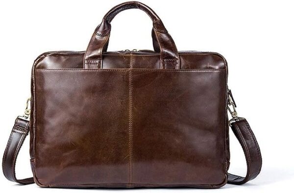 Teczka biznesowa, skórzana teczka listonoszka torba vintage torba na laptopa torba na ramię torba na ramię do podróży służbowej