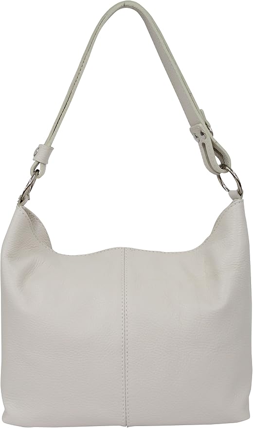 AMBRA Moda Damska skórzana torebka na ramię torba na ramię Hobo bag GL005