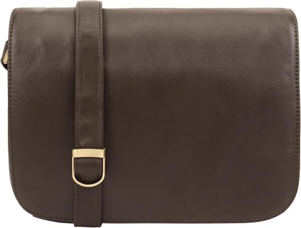 Lloyd Baker Torba crossbody z prawdziwej skóry, miękka torebka na ramię z regulowanym paskiem, kompaktowy rozmiar z wieloma przegródkami, Nahan