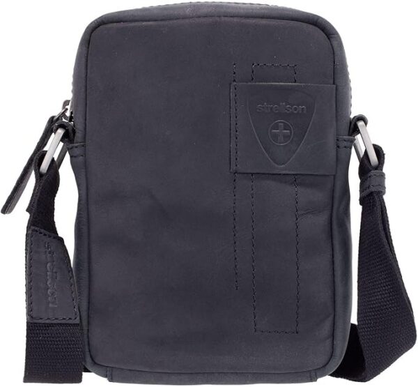 Strellson Męska torba na ramię Richmond Clint Shoulderbag XSVZ One Size, czarny, Rozmiar uniwersalny, torba na ramię mała
