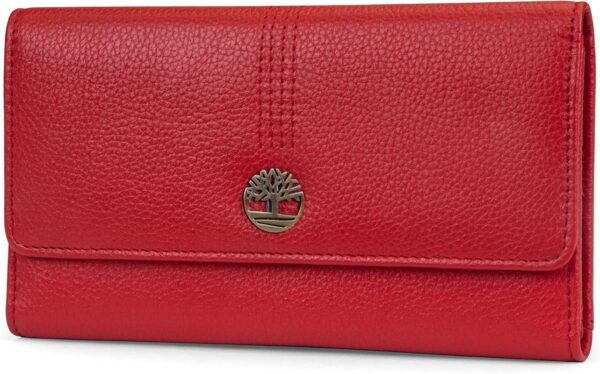 Timberland Damski skórzany portfel RFID, wiśnia (kamyk), Wiśnia (kamyk), jeden rozmiar