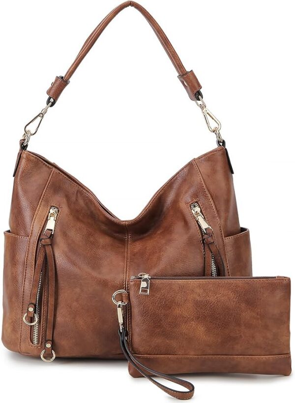 Chase Chic Torba hobo dla kobiet, torebka damska z poliuretanu, modna torba crossbody na ramię do pracy, podróży