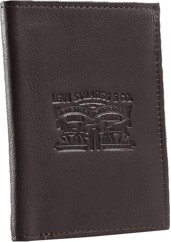 Levi's Clairview Vertical 22543-4 męski portfel na monety, 2 x 13 x 10 cm (szer. x wys. x głęb.), brązowy - Braun 29 - jeden rozmiar