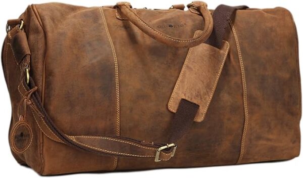 Greenburry Torba podróżna w stylu vintage, skóra, 42 cm, brązowy, Einheitsgröße